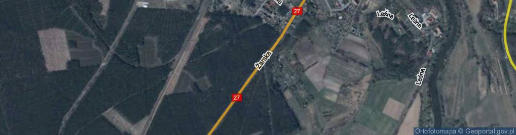 Zdjęcie satelitarne Żarska ul.